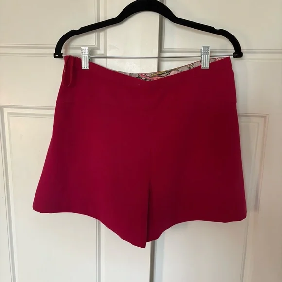 ANTHROPOLOGIE Leifnotes azalea tailored Shorts size 6 pink - Picture 8 of 8